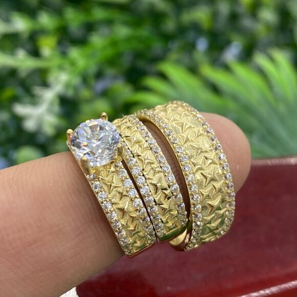 New Brand Anillos de Matrimonio para Mujeres e Caballeros Buen Precio - Picture 7 of 8